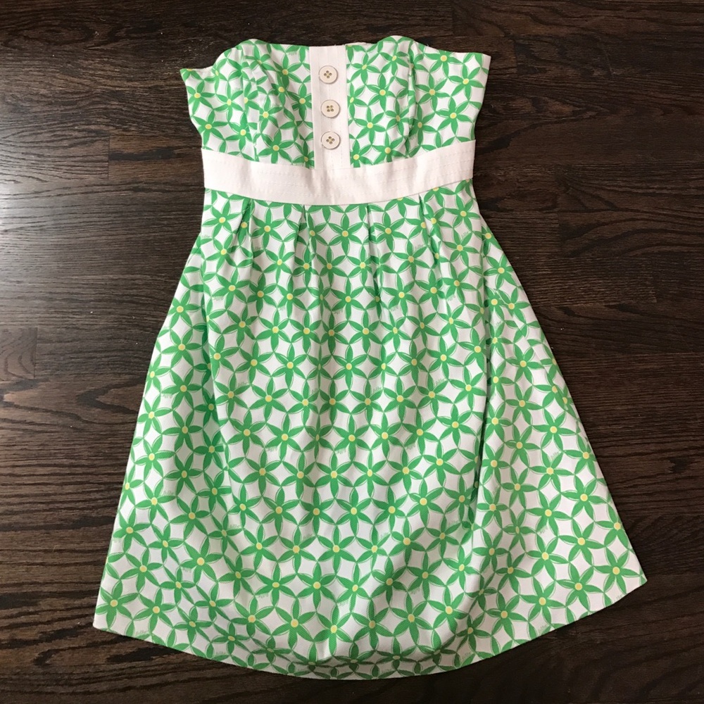 Lilly Pulitzer strapless dress size 4