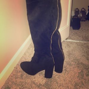 Guess knee-high heeled boots