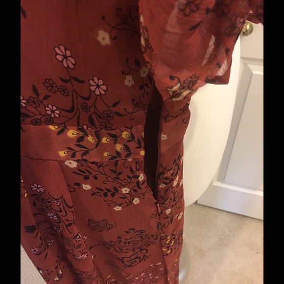 Gorgeous Chiffon Maxi Dress in Floral Print - NWOT - Picture 4 of 4