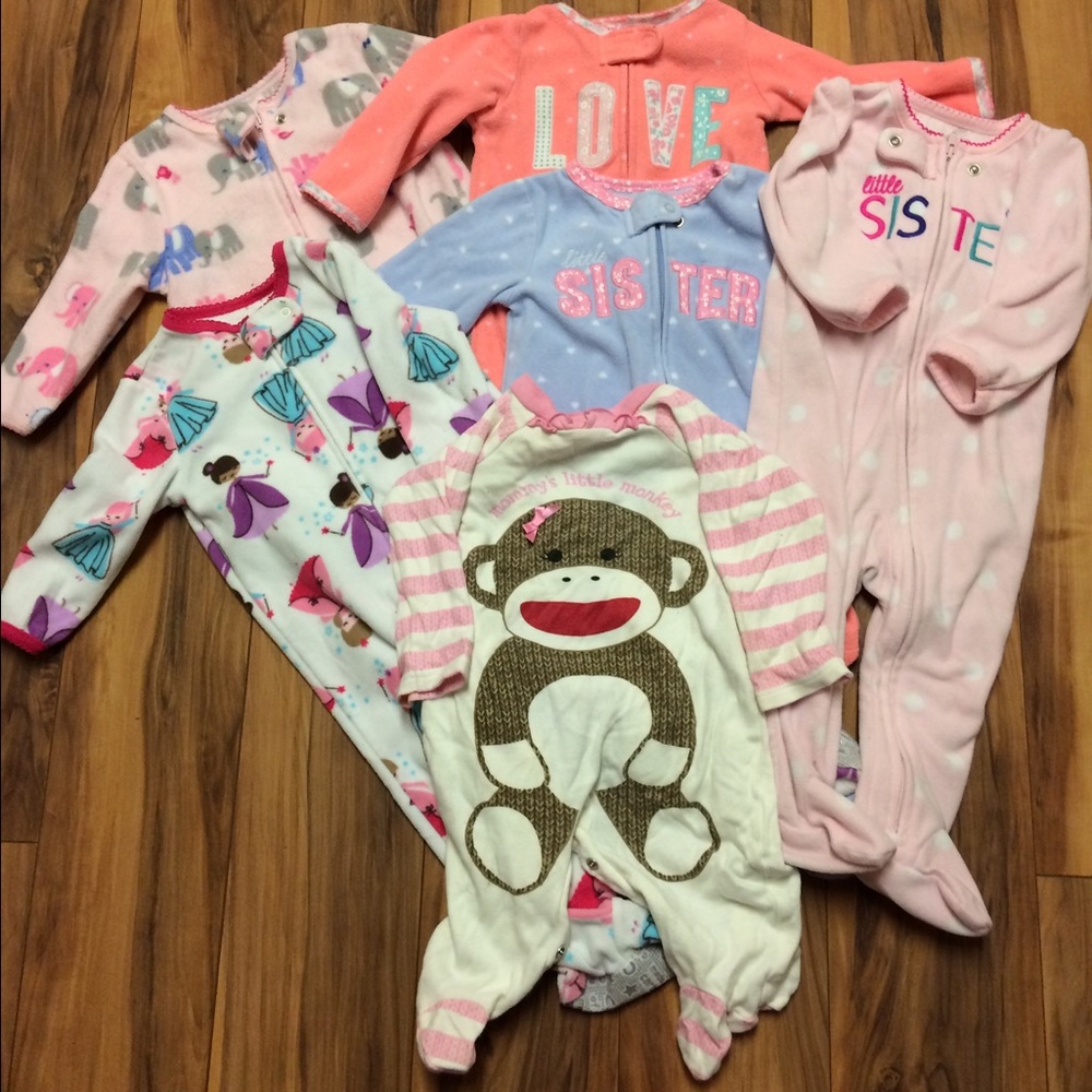 Baby girl pj bundle