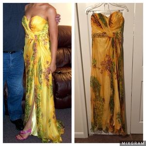 ✨💐Beautiful Yellow Prom Dress💐✨