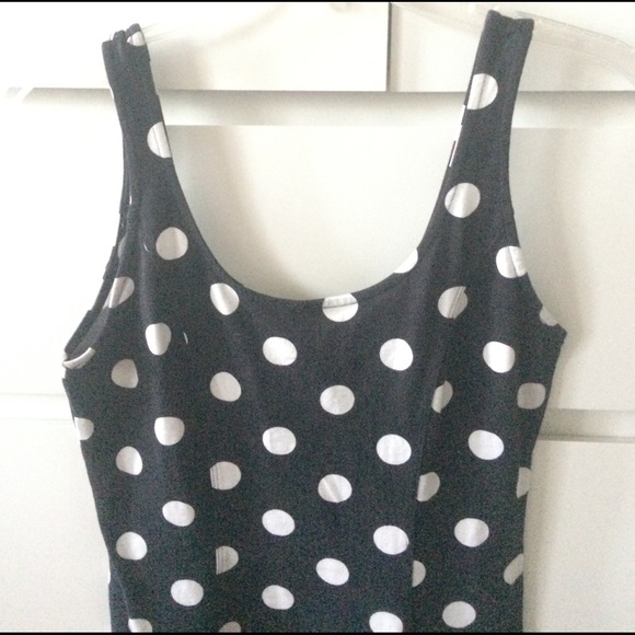F21 Polka Dot Bodycon Mini Dress - Picture 3 of 3