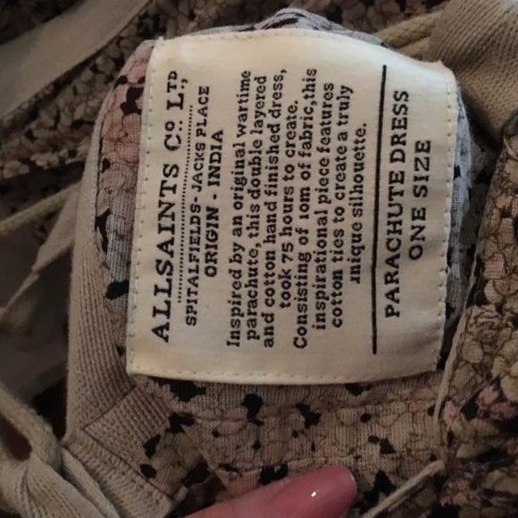 Beautiful All Saints Parachute Maxi Dress - Picture 7 of 7