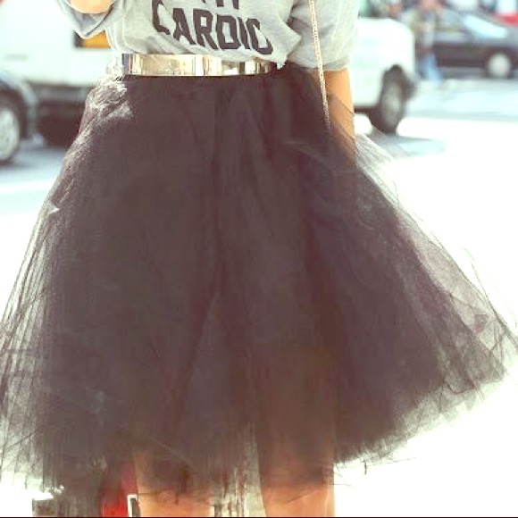 Dresses & Skirts - Black tulle skirt