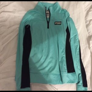 half zip victoria secret PINK jacket