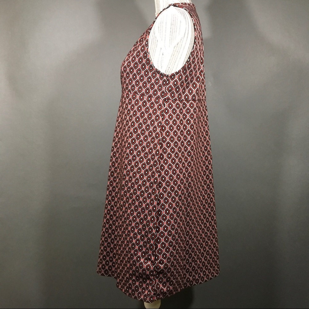 ZARA Woman Sleeveless Deep V Neck Dress - Picture 4 of 6