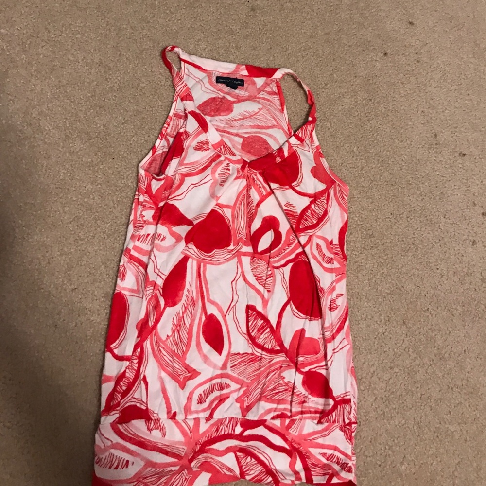 American eagle pink tank top