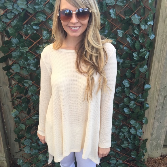 Waffle knit top - Picture 2 of 3