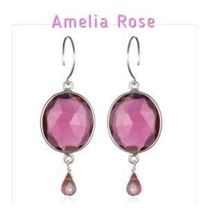 Amelia Rose Gemdrop Earrings