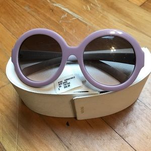 Lilac Prada sunglasses