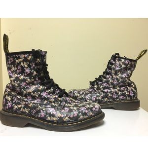 Floral Doc Martens