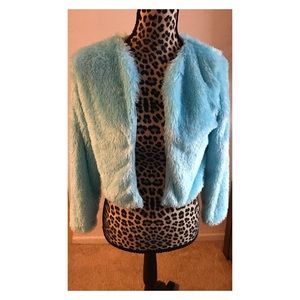 Baby Blue Fur Jacket