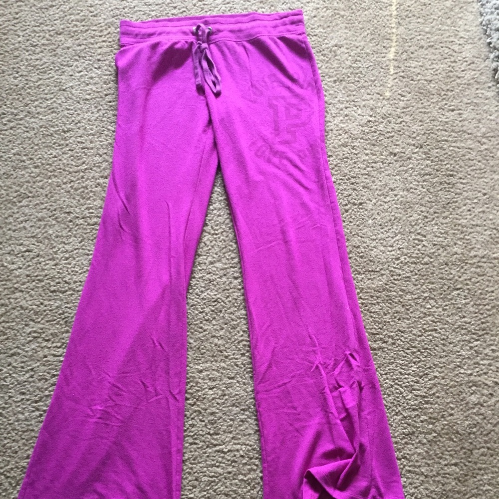 Pink sweat pants