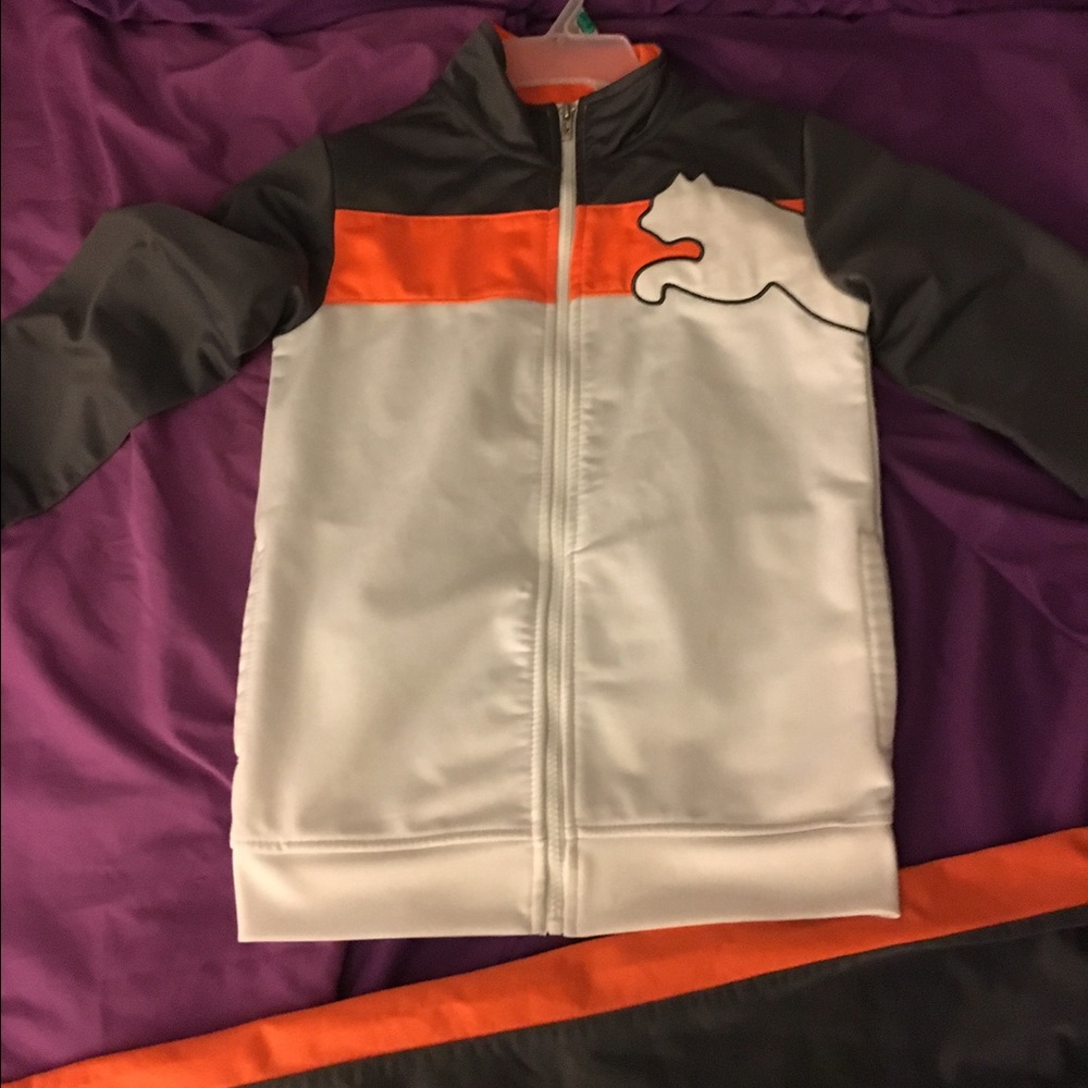 Pumas sports jacket with matching pants