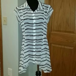 Anthropologie Tops - Meadow Rue Anthropologie Button Up Stripe Shirt Anthropologie Tops - Meadow Rue Anthropologie Button Up Stripe Shirt