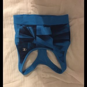 champion brand blue racerback sportsbra