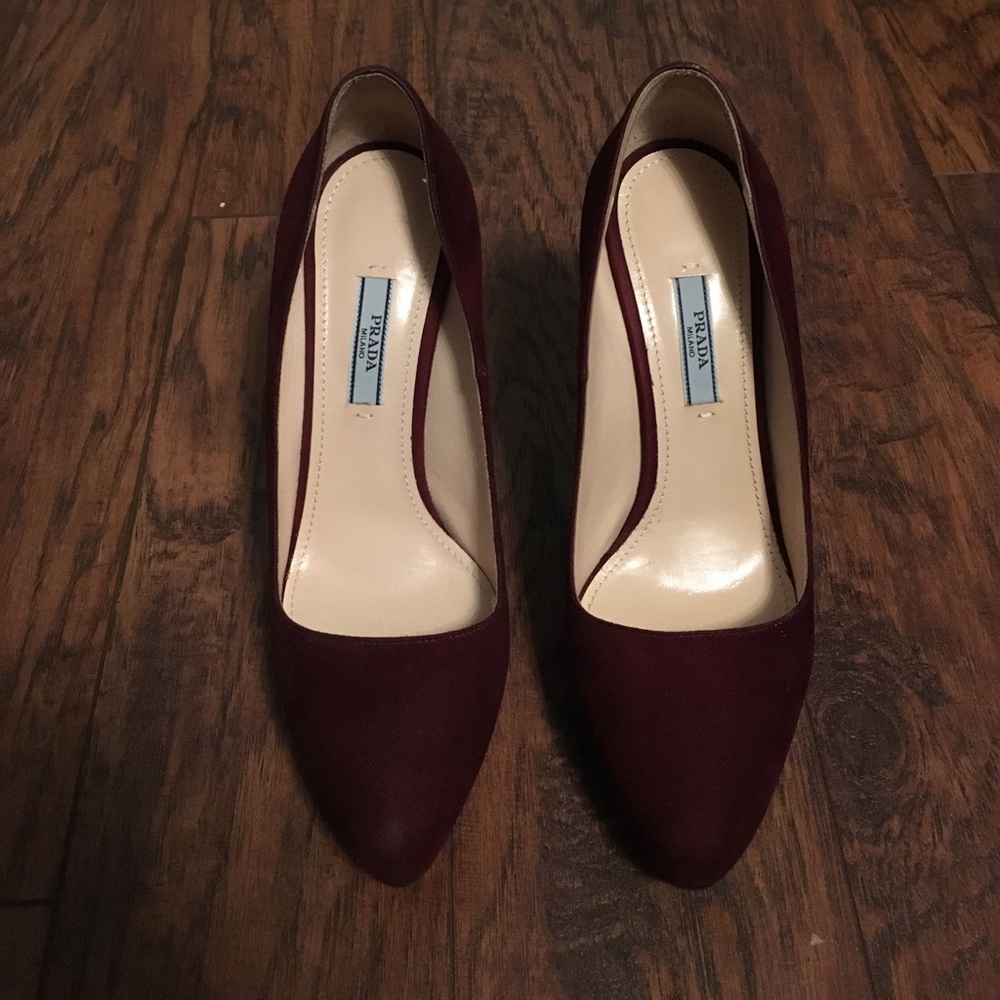 Prada Suede Pumps