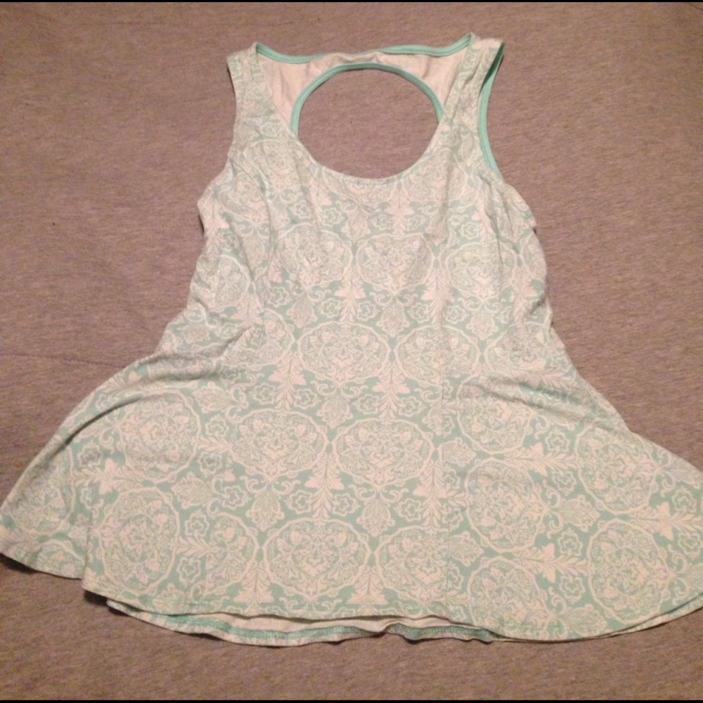 Mint peplum top!