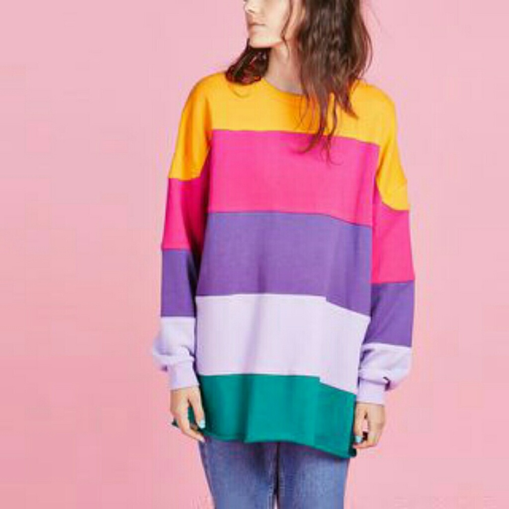 Lazy Oaf Rainbow Stripe Sweater