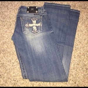 Miss Me - Distressed Bootcut Jeans - Size 26