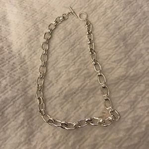 Silver Chain Link Choker - Brooks Brothers