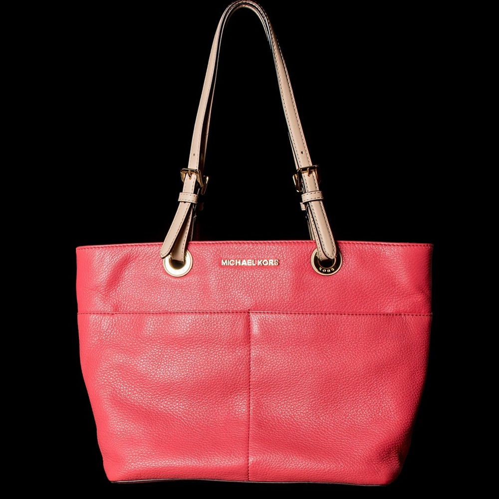 Michael Kors Bedford zip top pocket tote