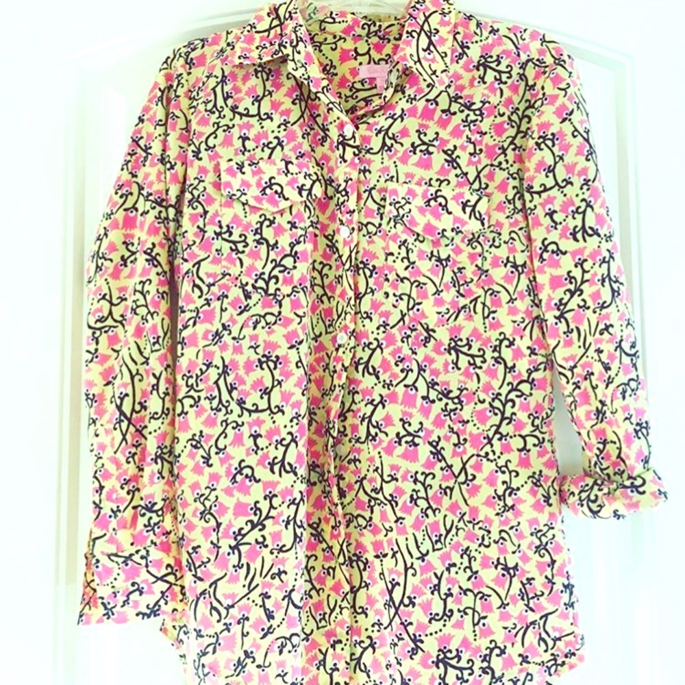 XS Lilly Pulitzer button up