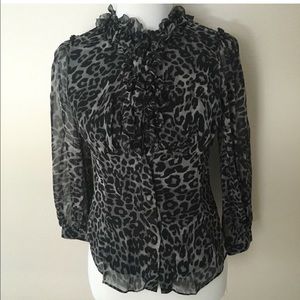 DVF retro pinup blouse