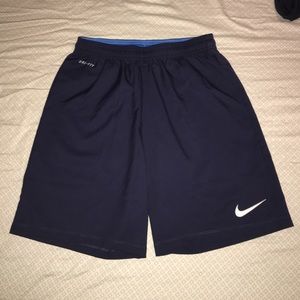 Navy blue Nike shorts