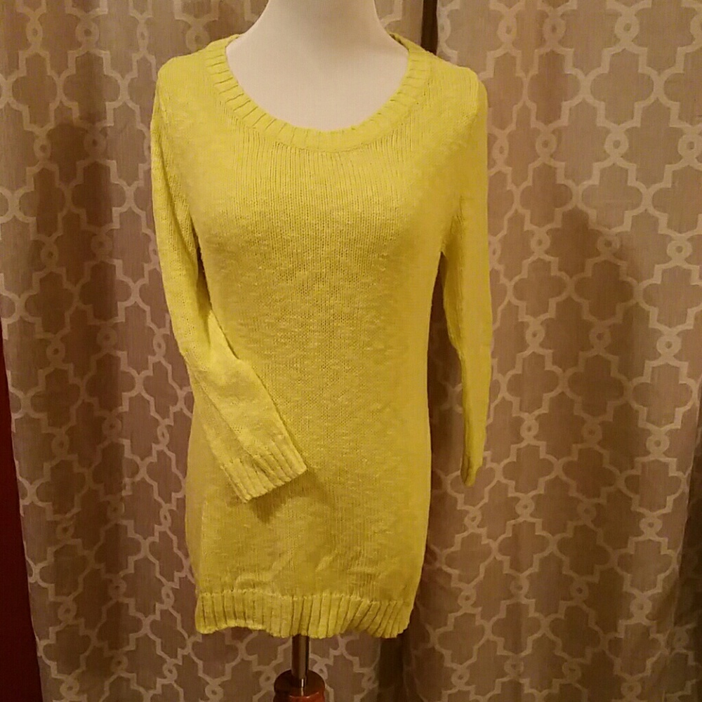 Light Lime Green Super Comphy Long Sweater