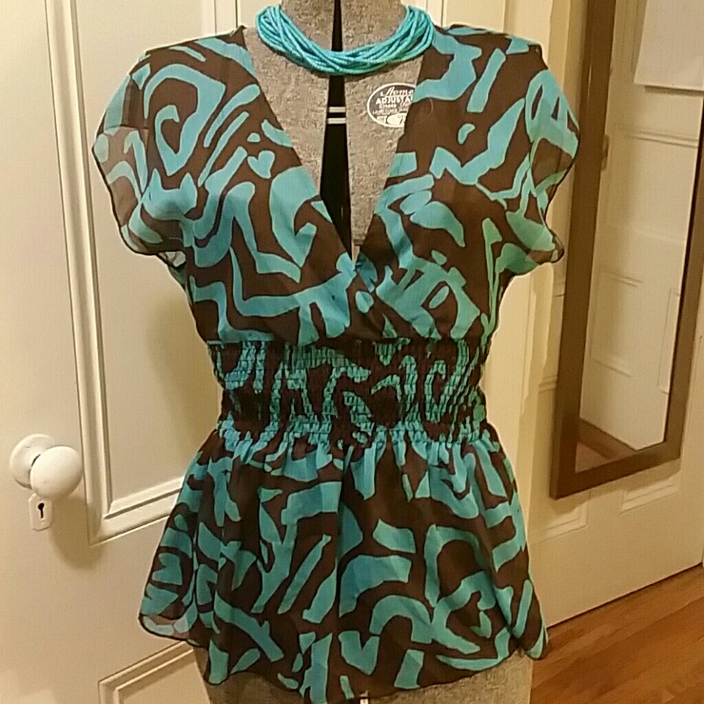 (Clearance)Safari Print Summer Top