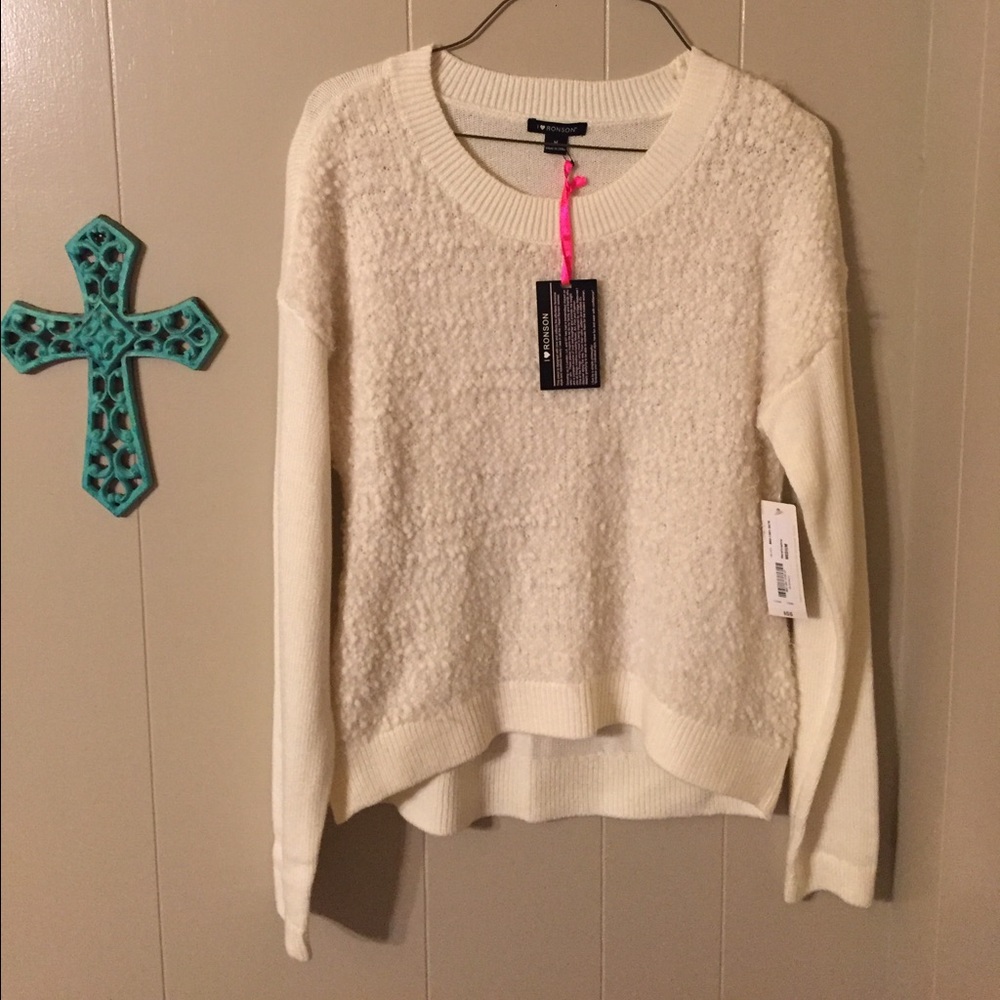 Cashmere Like Feel-Long Sleeve Sweater