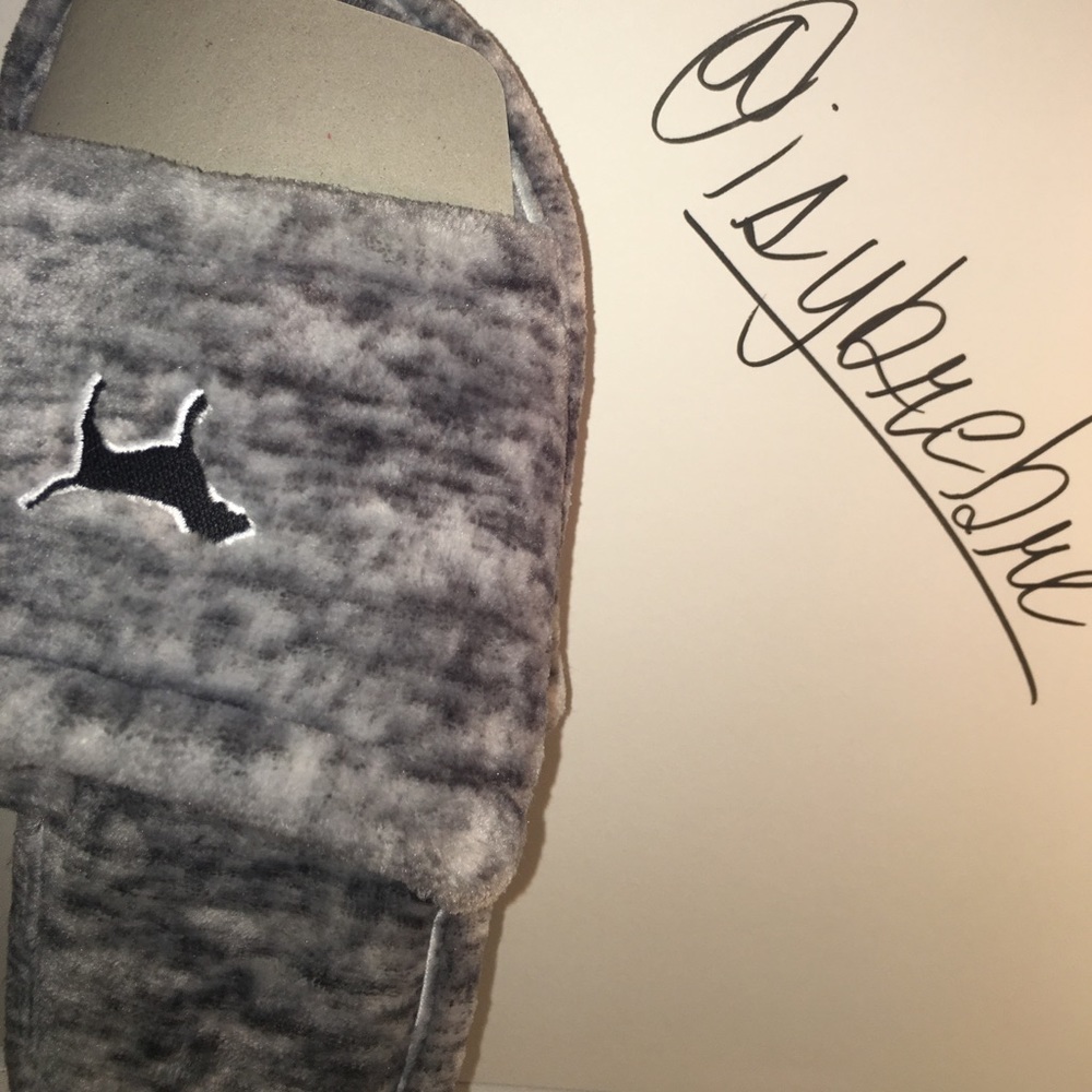 PINK Grey Slippers (Limited Edition!)