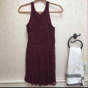 Hollister maroon dress