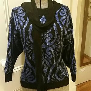 Sparkly Printed Sweater (on clearance!)