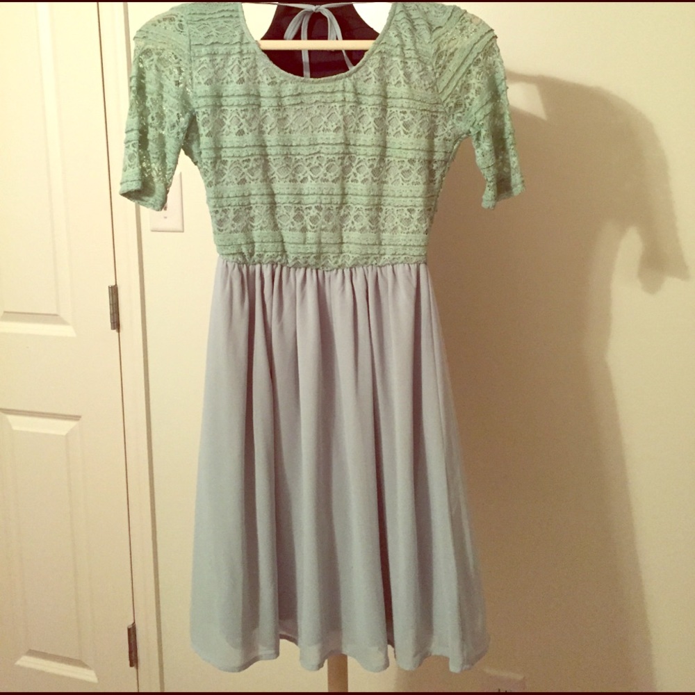 Ya LA Mint Green Dress