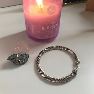 Authentic David Yurman 5mm cable buckle bracelet