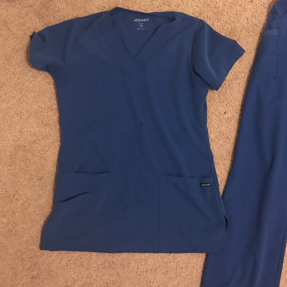 Royal Blue "Jockey" scrubs