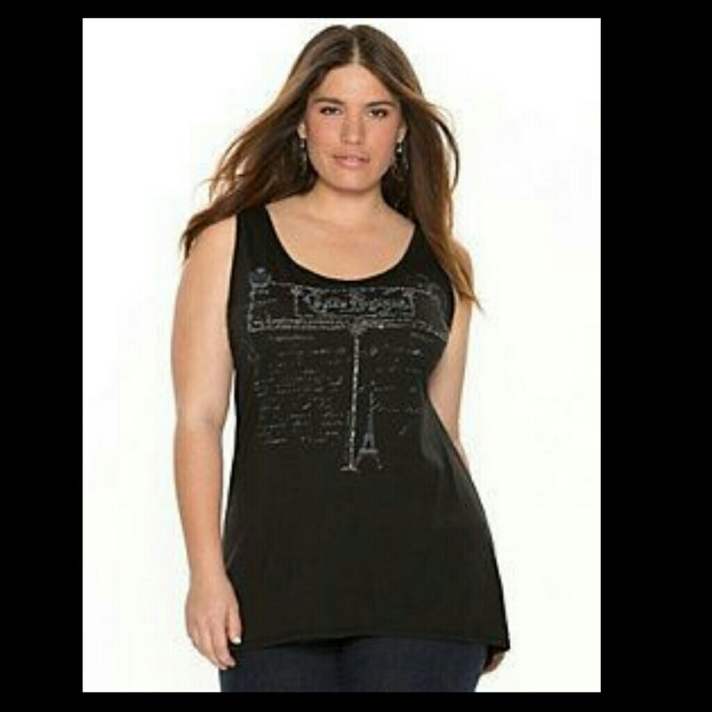 NWOT Lane Bryant Carte Postale Tank