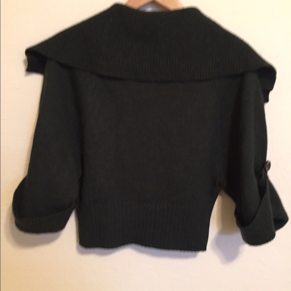 Banana Republic Green Short Cardigan Bolero - Picture 3 of 6
