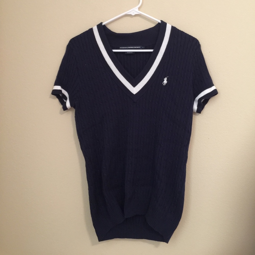 V-neck sweater!