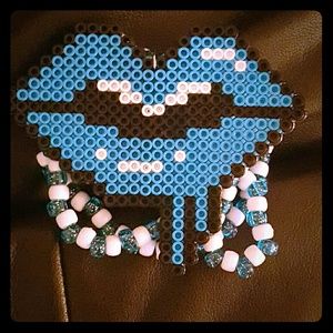 Pattern beans necklace