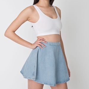 American Apparel denim skirt
