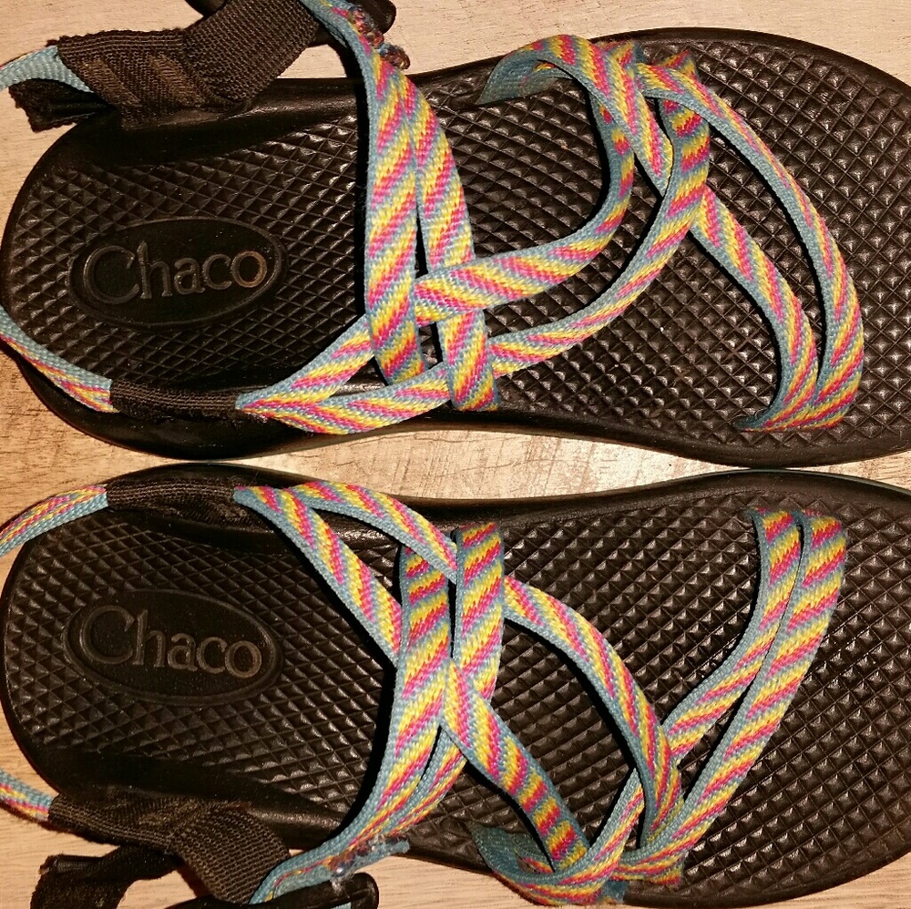 Rainbow chacos