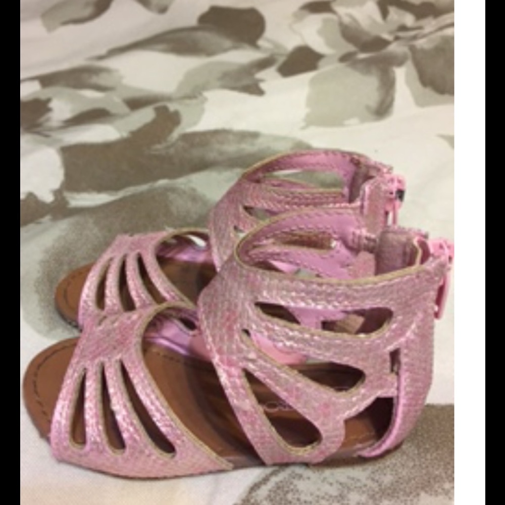 Baby Girl's Pink Sandals-Size 6