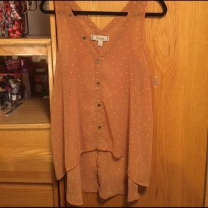 Decree High Low Chiffon Tank Top