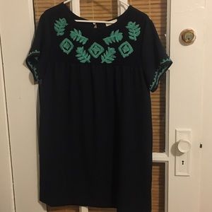 Umgee Navy Shift Dress