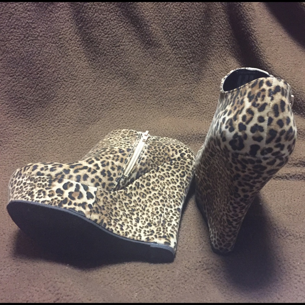 Leopard wedges - Picture 2 of 2