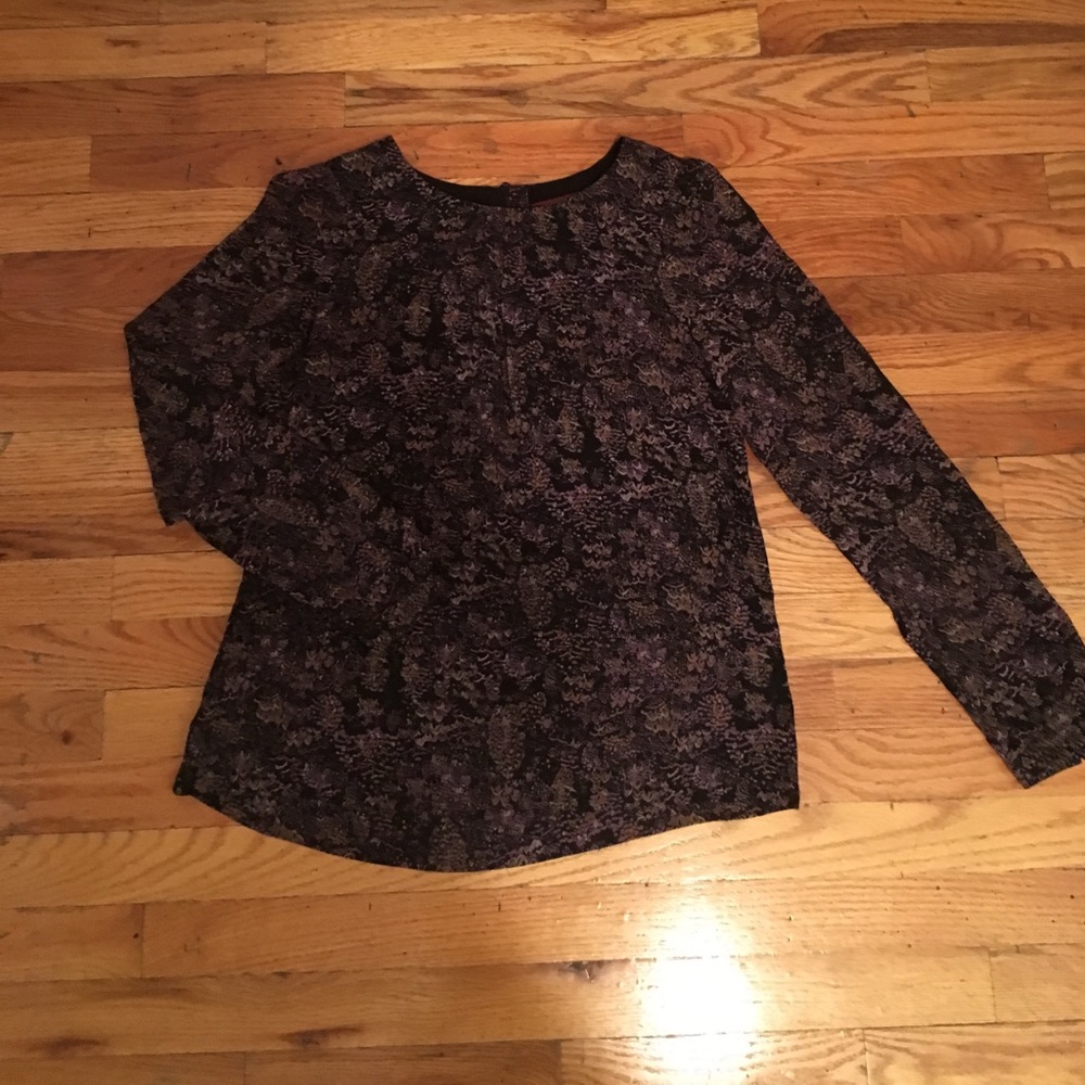 Comptoir des Cotonniers silk printed top