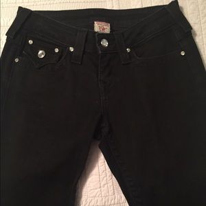 True Religion Black Boot Cut Jeans
